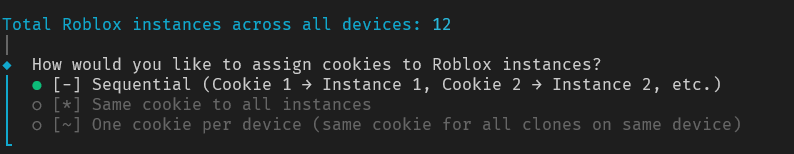 login-mode-selection