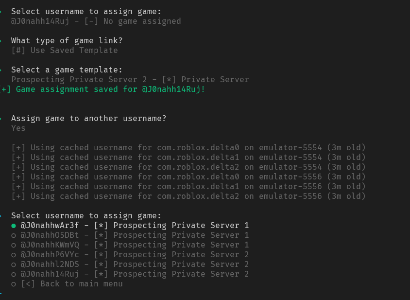username-assignment